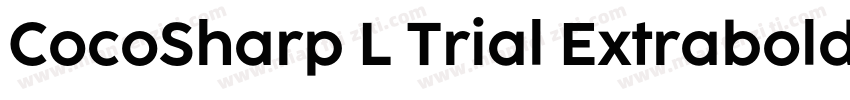 CocoSharp L Trial Extrabold字体转换